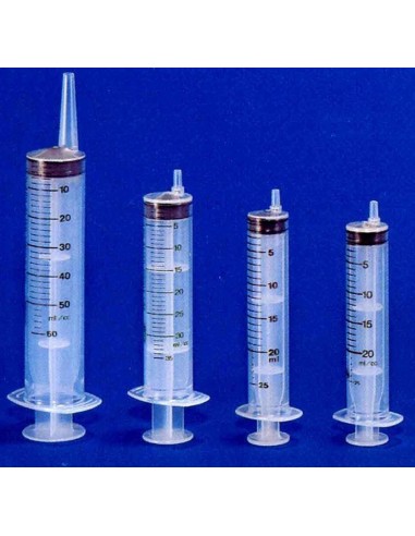 Jeringa 3 cuerpos 50/60 ml cono catéter