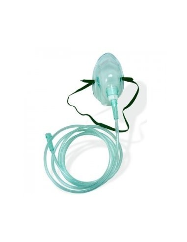 Oxygen mask adult with 2.1 m tubing