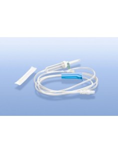 Gravity infusion set with...