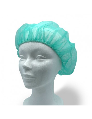 Surgeon cap polypropylene green color...