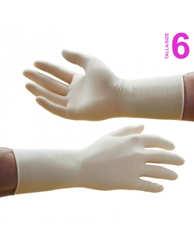 Surgical gloves size 6 powder free latex 50 pair box