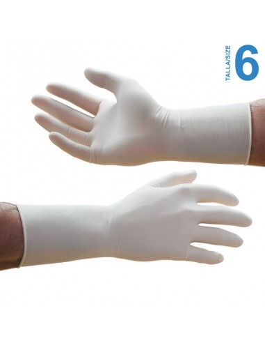Surgical gloves size 6 powdered latex  50 pair box