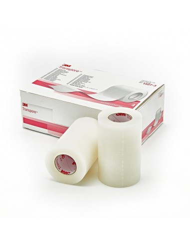copy of Adhesive tape transpore plastic 5 cm x 9.14 m 6 unit box