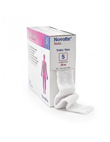 Tubular net bandage elastic Novofix 25 m size 5