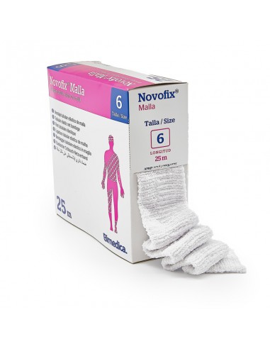 Tubular net bandage elastic Novofix 25 m size 6