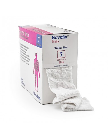 Tubular net bandage elastic Novofix 25 m size 7