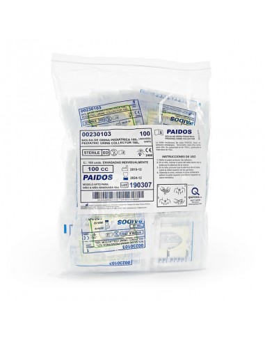 Urine collector bag pediatric without...
