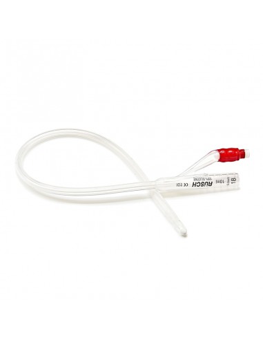 Foley catheter silicone CH 18 two way with 10 ml balloon