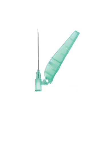 Safety hypodermic needle 21G 1” 0.8mm x 25 mm box 100 units
